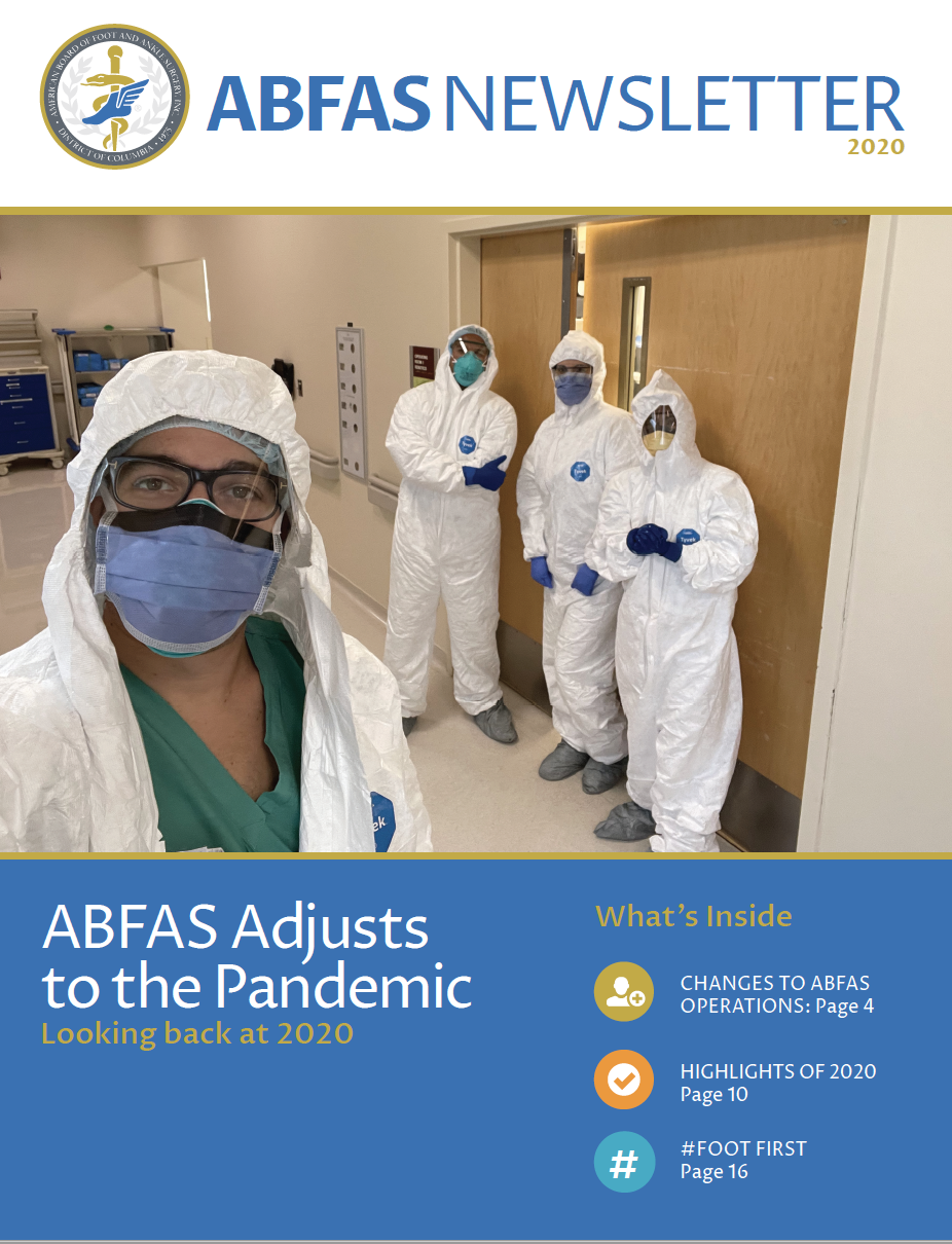 Cover of the ABFAS 2020 Newsletter