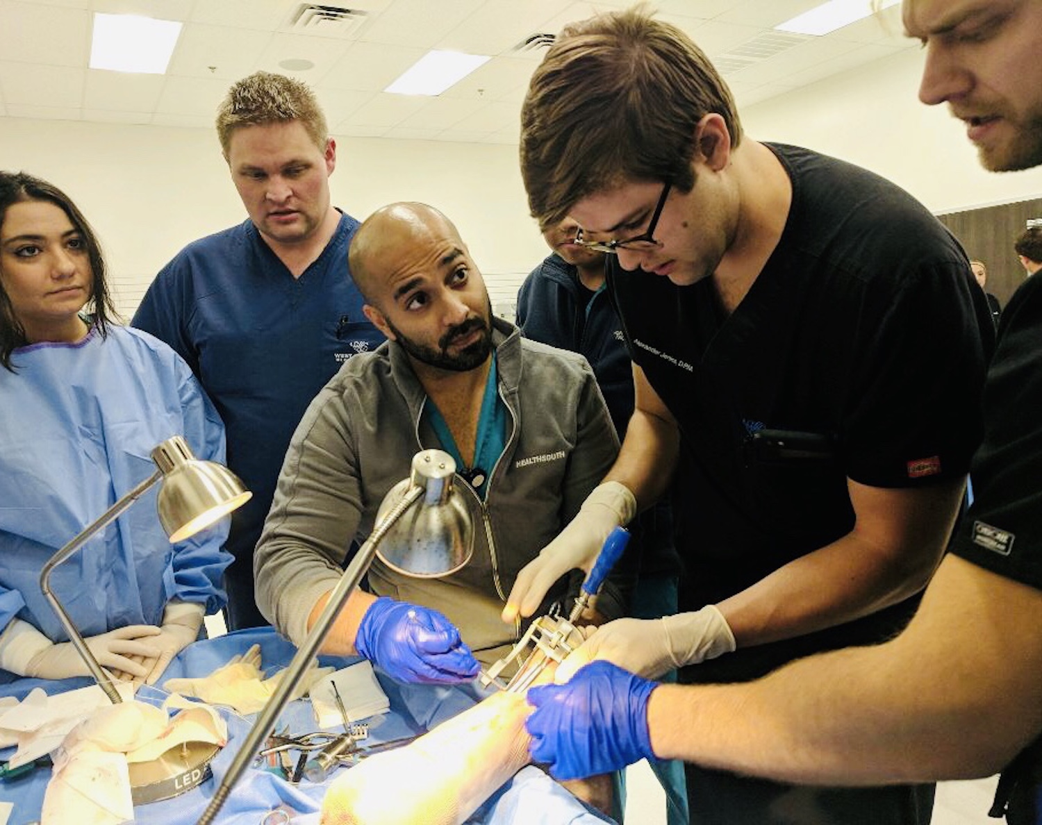 Dr. Sadoughi in the operating room